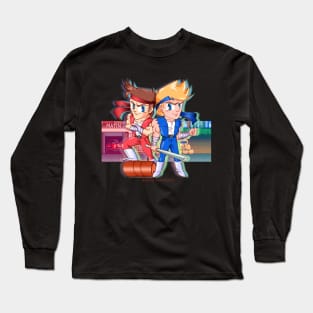 Double Dragon / Billy Lee & Jimmy Lee (version 2) Long Sleeve T-Shirt